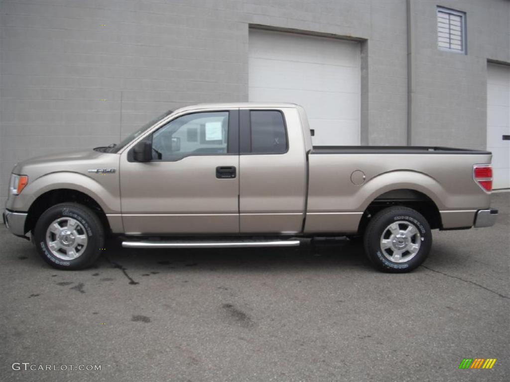 Pale Adobe Metallic 2011 Ford F150 XLT SuperCab Exterior Photo #46952634