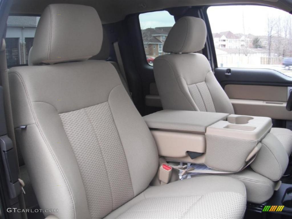 Pale Adobe Interior 2011 Ford F150 XLT SuperCab Photo #46952892