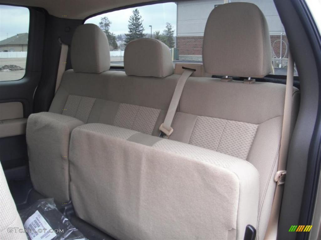 Pale Adobe Interior 2011 Ford F150 XLT SuperCab Photo #46952910