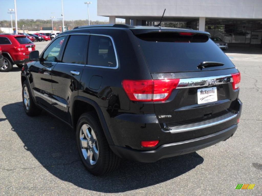 2011 Grand Cherokee Limited - Brilliant Black Crystal Pearl / Black photo #2