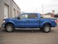 2011 Blue Flame Metallic Ford F150 XLT SuperCrew 4x4  photo #3