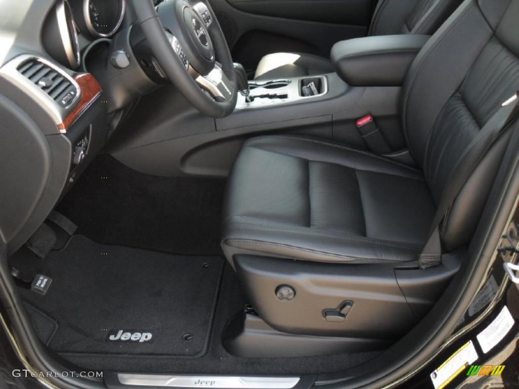2011 Grand Cherokee Limited - Brilliant Black Crystal Pearl / Black photo #7
