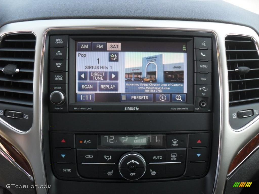 2011 Grand Cherokee Limited - Brilliant Black Crystal Pearl / Black photo #12