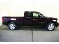 2008 Dark Cherry Metallic Chevrolet Silverado 1500 LT Extended Cab  photo #2