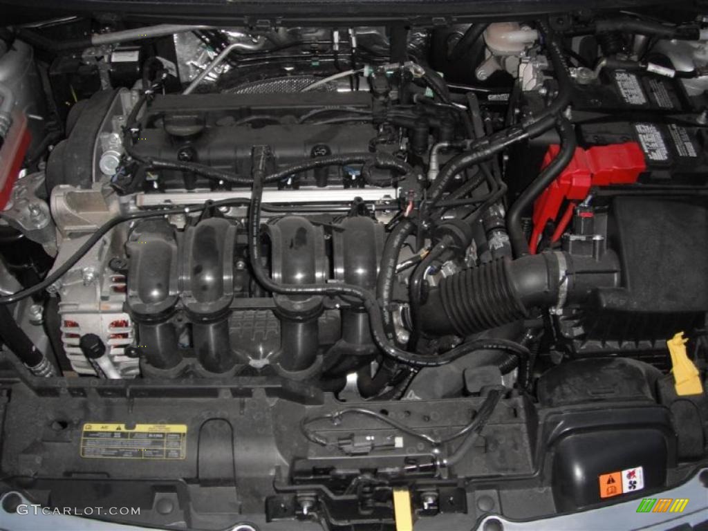 2011 Ford Fiesta SEL Sedan 1.6 Liter DOHC 16-Valve Ti-VCT Duratec 4 Cylinder Engine Photo #46953477