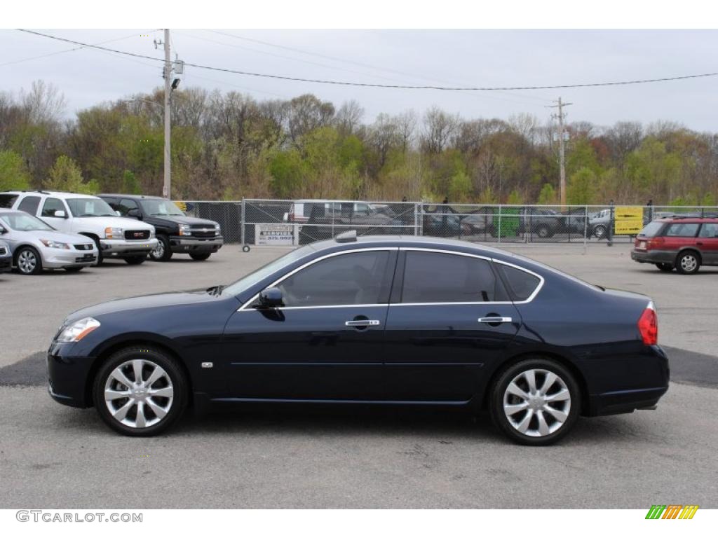 Twilight Blue Pearl 2007 Infiniti M 35 Sedan Exterior Photo #46955004