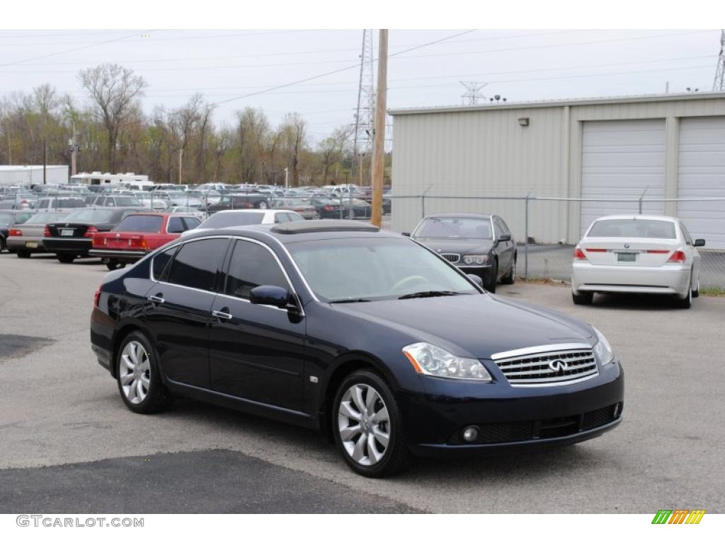 Twilight Blue Pearl 2007 Infiniti M 35 Sedan Exterior Photo #46955049