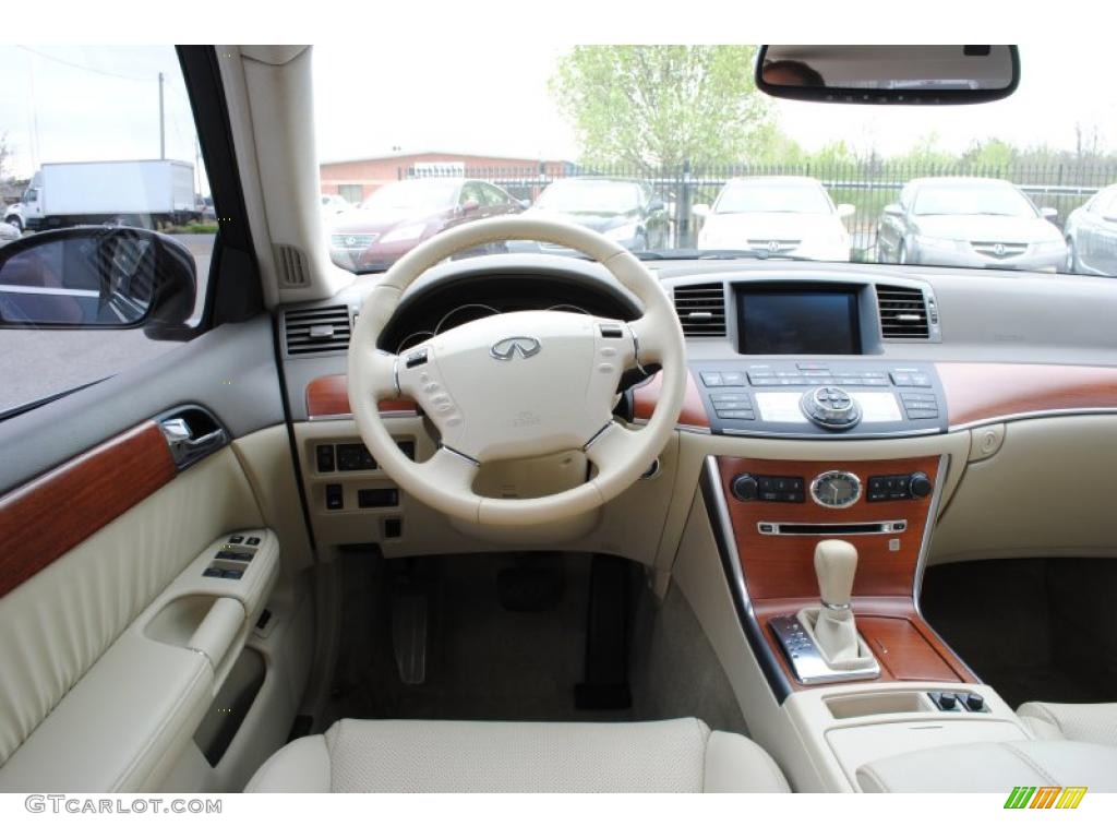 2007 Infiniti M 35 Sedan Wheat Dashboard Photo #46955079