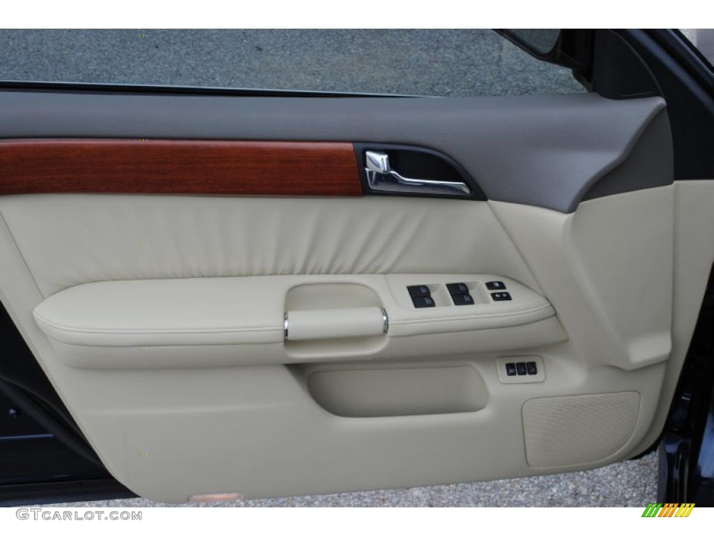 2007 Infiniti M 35 Sedan Wheat Door Panel Photo #46955088