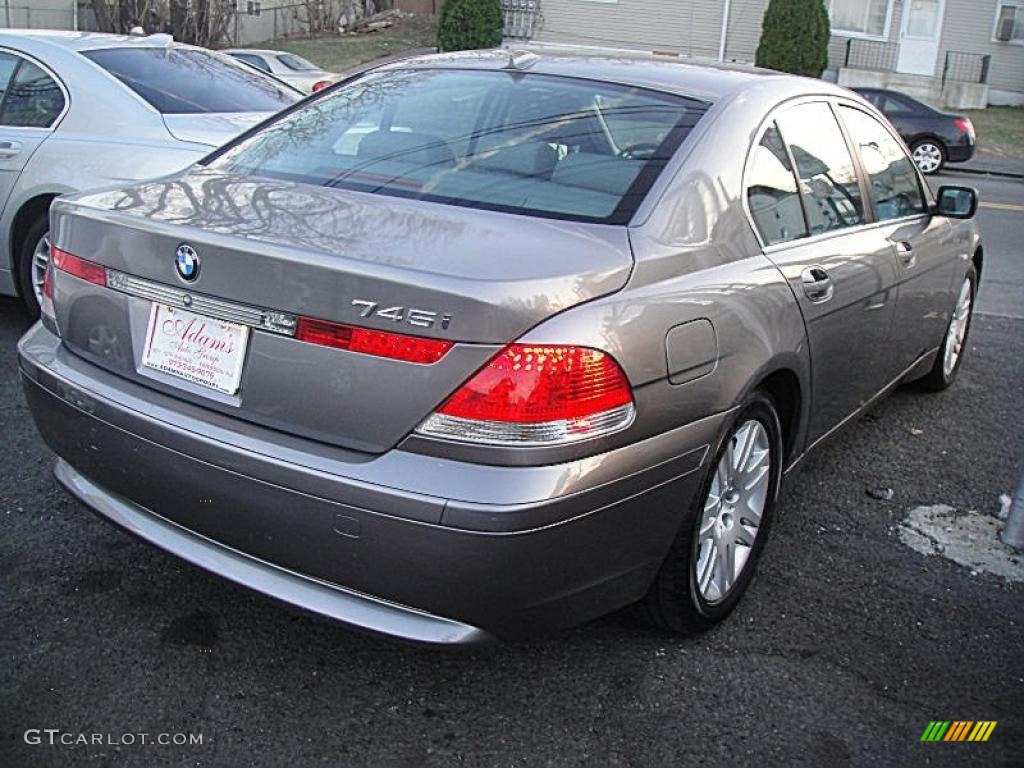 2002 7 Series 745i Sedan - Titanium Grey Metallic / Black photo #4