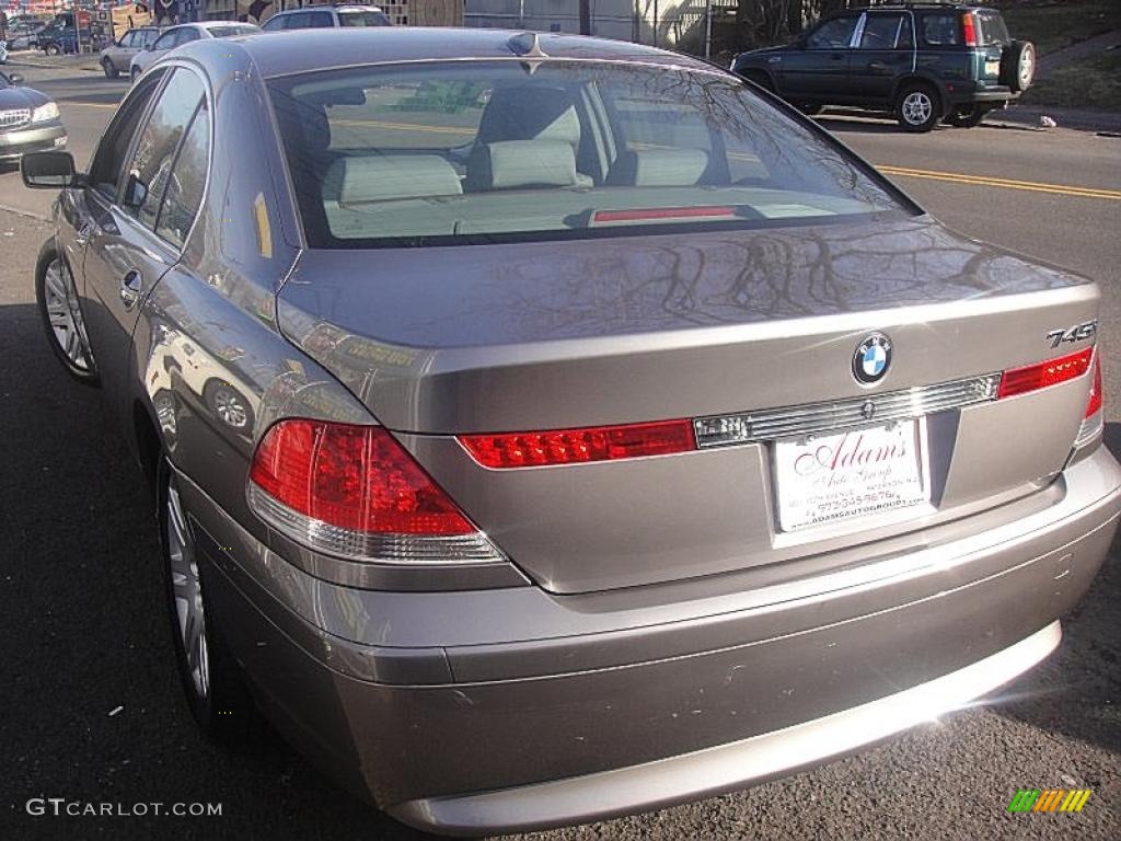 2002 7 Series 745i Sedan - Titanium Grey Metallic / Black photo #5