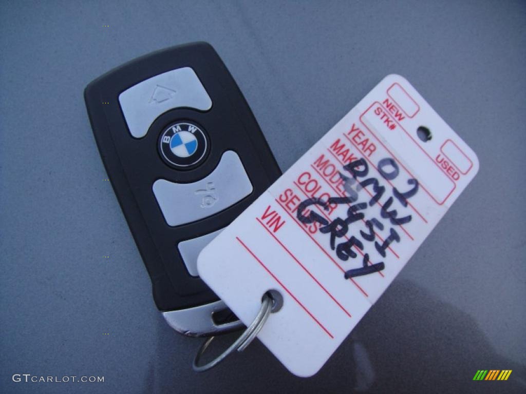 2002 7 Series 745i Sedan - Titanium Grey Metallic / Black photo #22