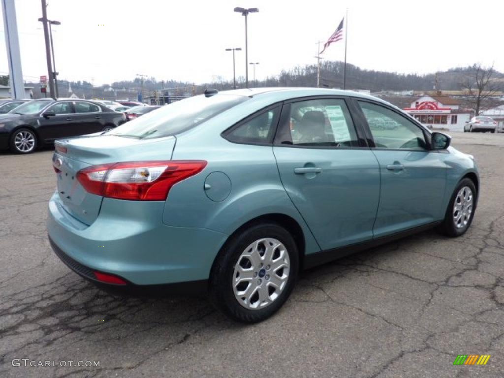 Frosted Glass Metallic 2012 Ford Focus SE Sedan Exterior Photo #46955640