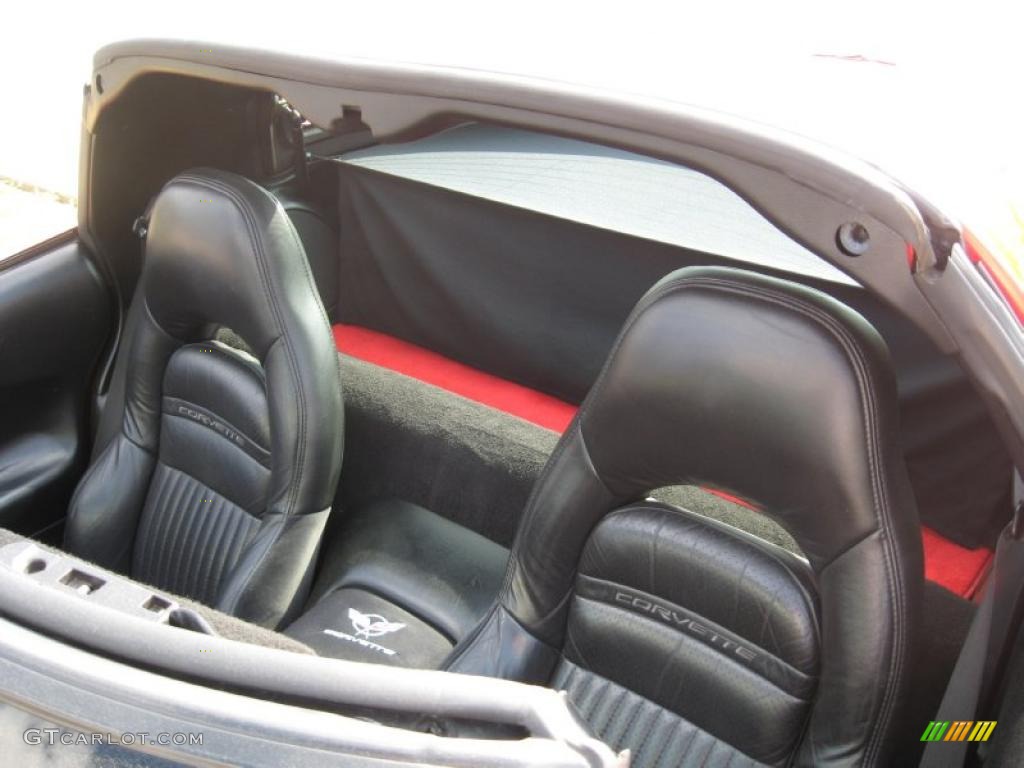 Black Interior 1998 Chevrolet Corvette Coupe Photo #46955784