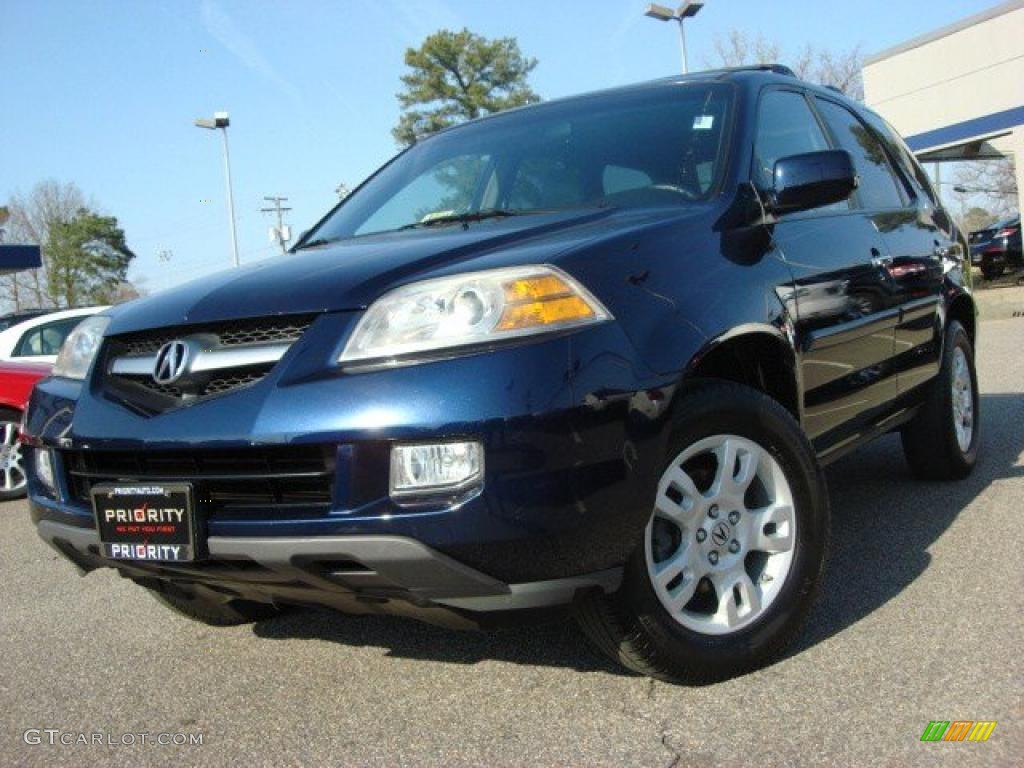 2004 MDX Touring - Midnight Blue Pearl / Quartz photo #1