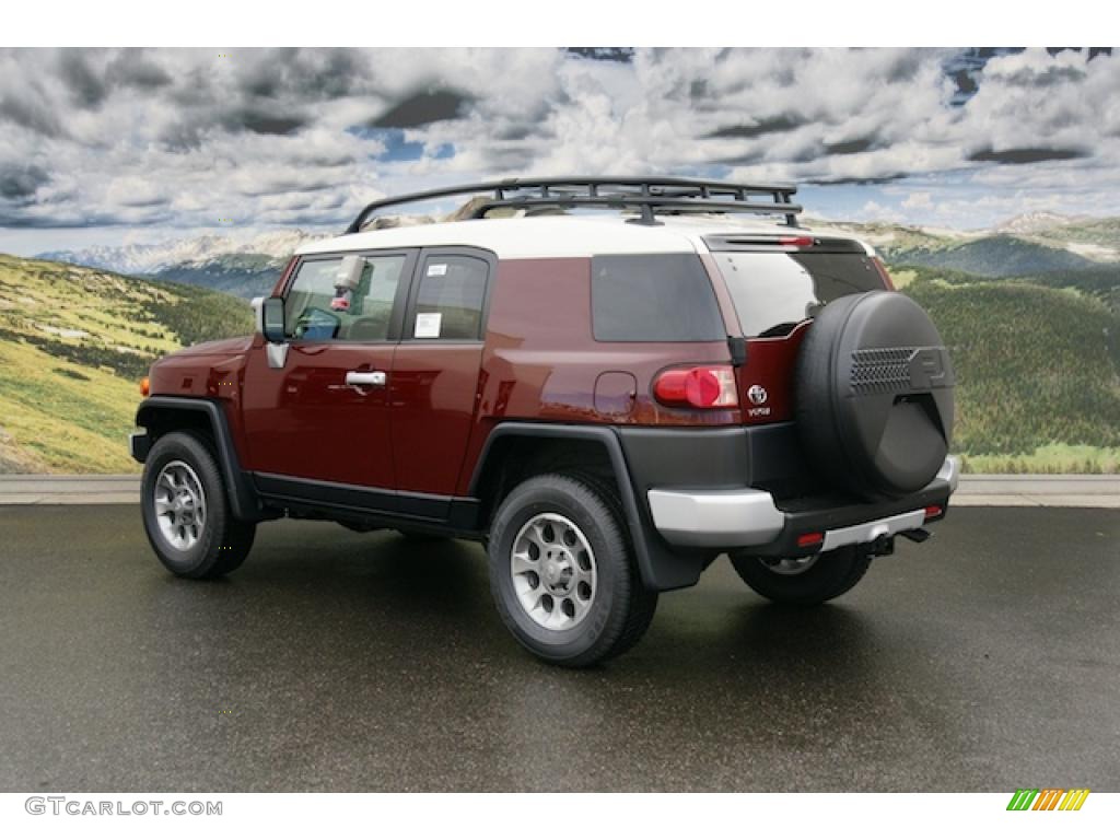 2011 FJ Cruiser 4WD - Brick Red / Dark Charcoal photo #3