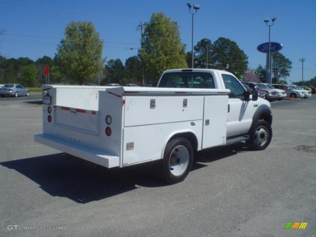 Oxford White 2007 Ford F450 Super Duty XL Regular Cab Chassis Utility Exterior Photo #46957872