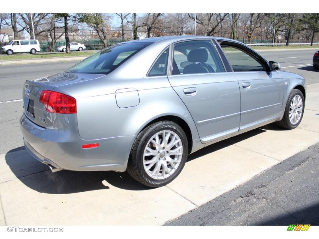 2008 A4 2.0T quattro Sedan - Quartz Grey Metallic / Black photo #5