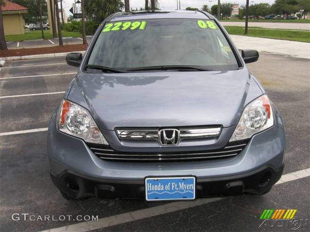 2008 CR-V EX 4WD - Glacier Blue Metallic / Gray photo #23