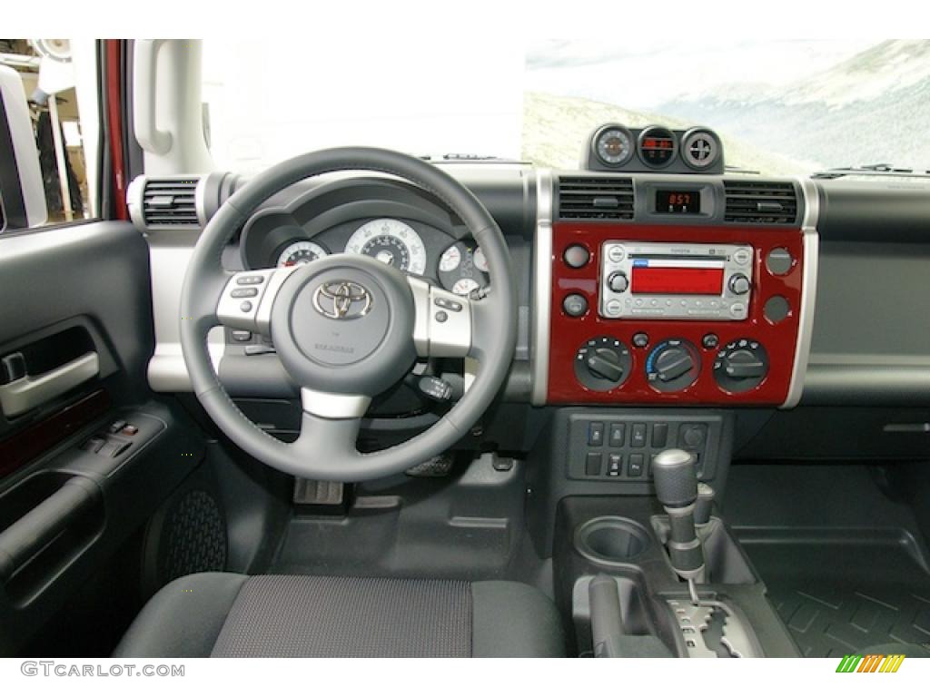 2011 Toyota FJ Cruiser 4WD Dark Charcoal Dashboard Photo #46957944