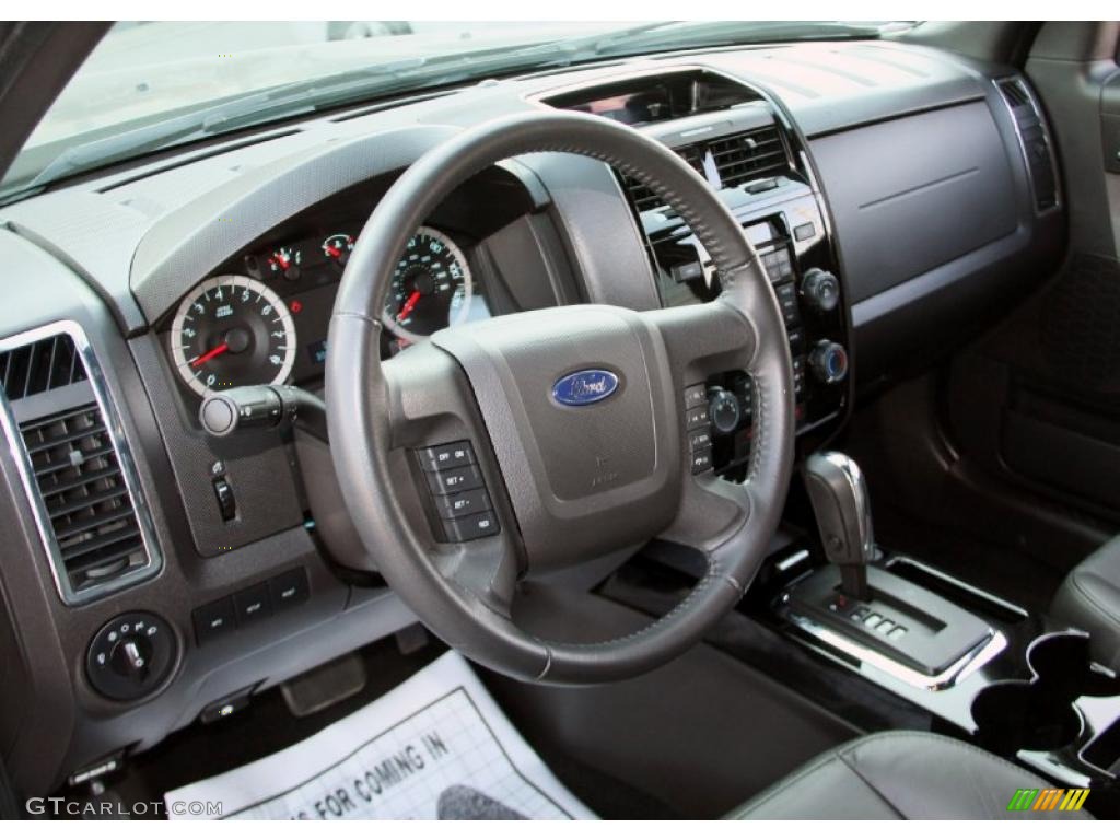 2010 Ford Escape Limited V6 4WD Charcoal Black Dashboard Photo #46958010