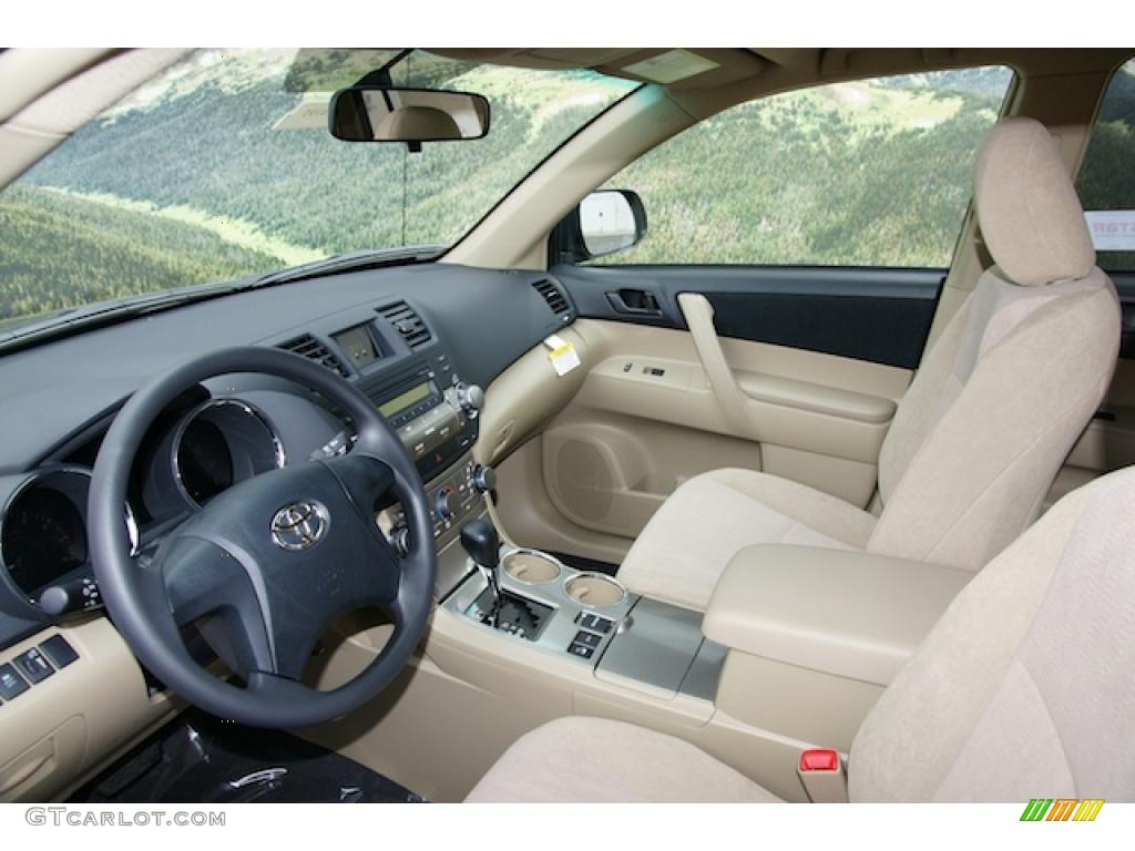 Sand Beige Interior 2011 Toyota Highlander V6 4WD Photo #46958397