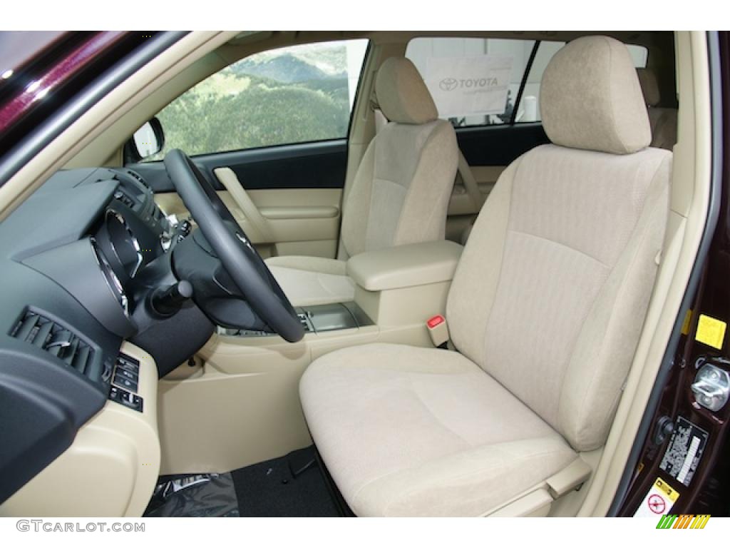 Sand Beige Interior 2011 Toyota Highlander V6 4WD Photo #46958412