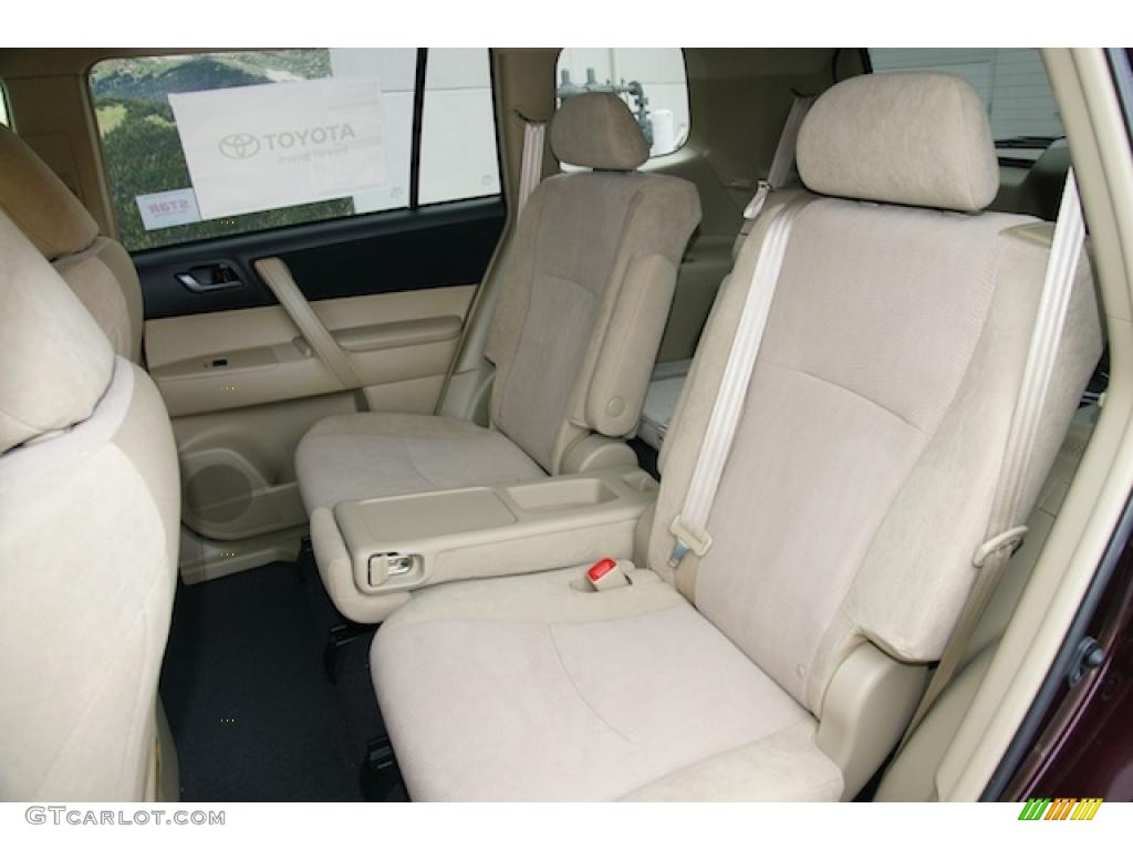 Sand Beige Interior 2011 Toyota Highlander V6 4WD Photo #46958427