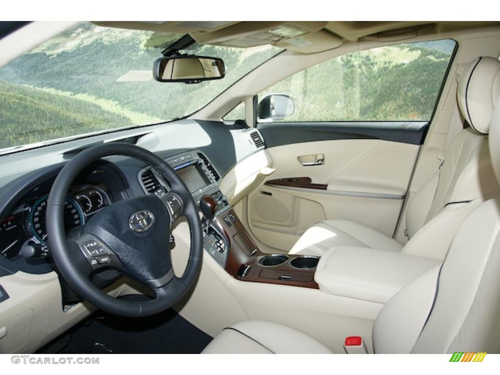 Ivory Interior 2011 Toyota Venza V6 AWD Photo #46958883