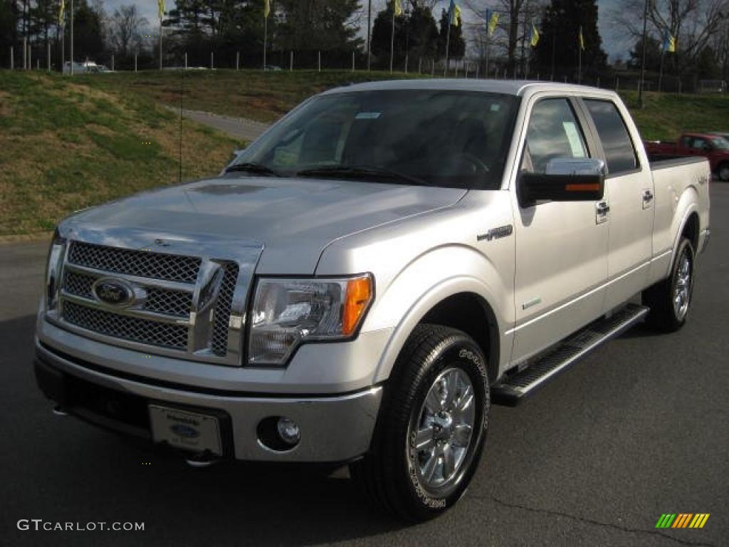 Ingot Silver Metallic 2011 Ford F150 Lariat SuperCrew 4x4 Exterior Photo #46958949