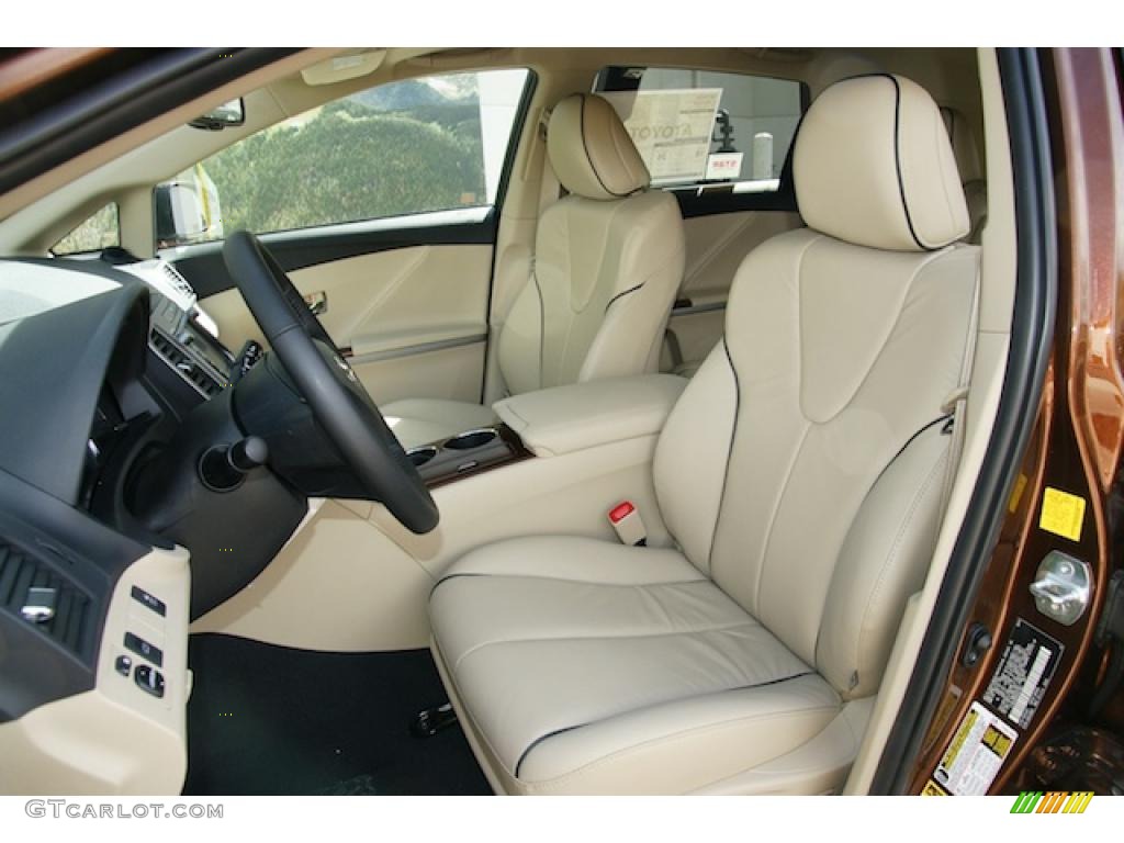 Ivory Interior 2011 Toyota Venza V6 AWD Photo #46959066