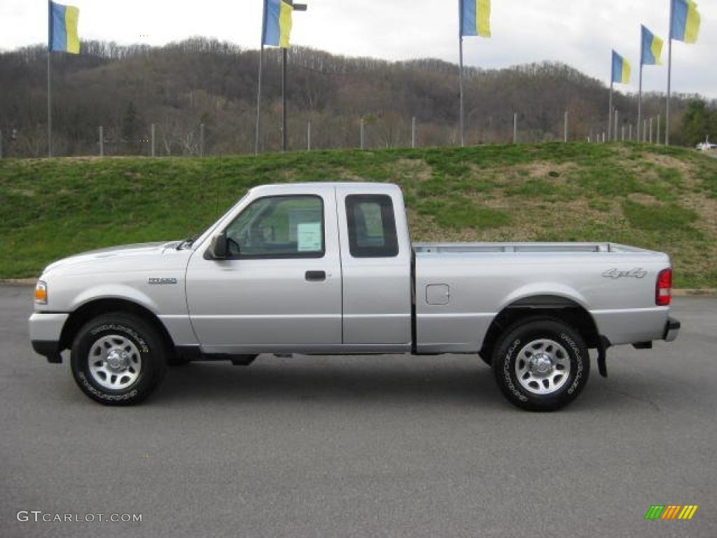 Silver Metallic 2011 Ford Ranger XLT SuperCab 4x4 Exterior Photo #46959882