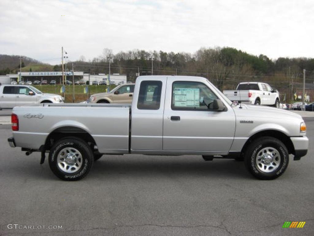 Silver Metallic 2011 Ford Ranger XLT SuperCab 4x4 Exterior Photo #46959939