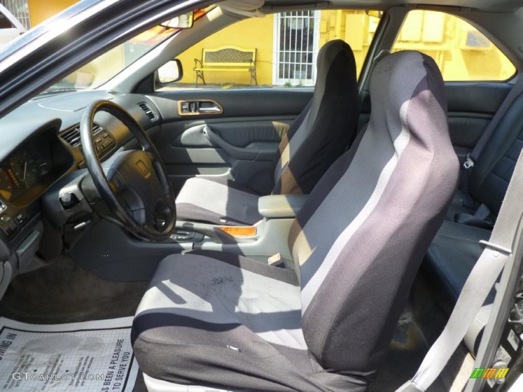 1995 Accord EX Coupe - Granada Black Pearl / Gray photo #8