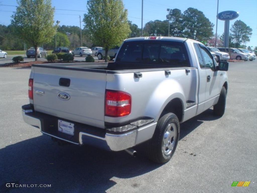 2005 F150 XLT Regular Cab - Silver Metallic / Medium Flint Grey photo #5