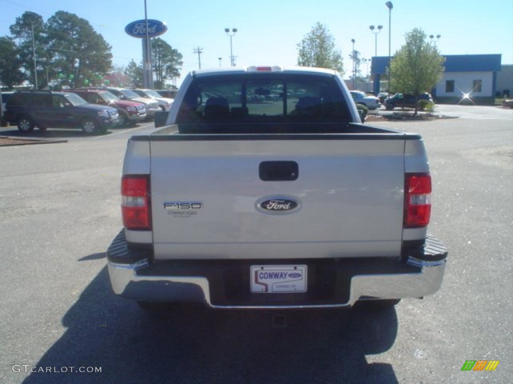 2005 F150 XLT Regular Cab - Silver Metallic / Medium Flint Grey photo #6