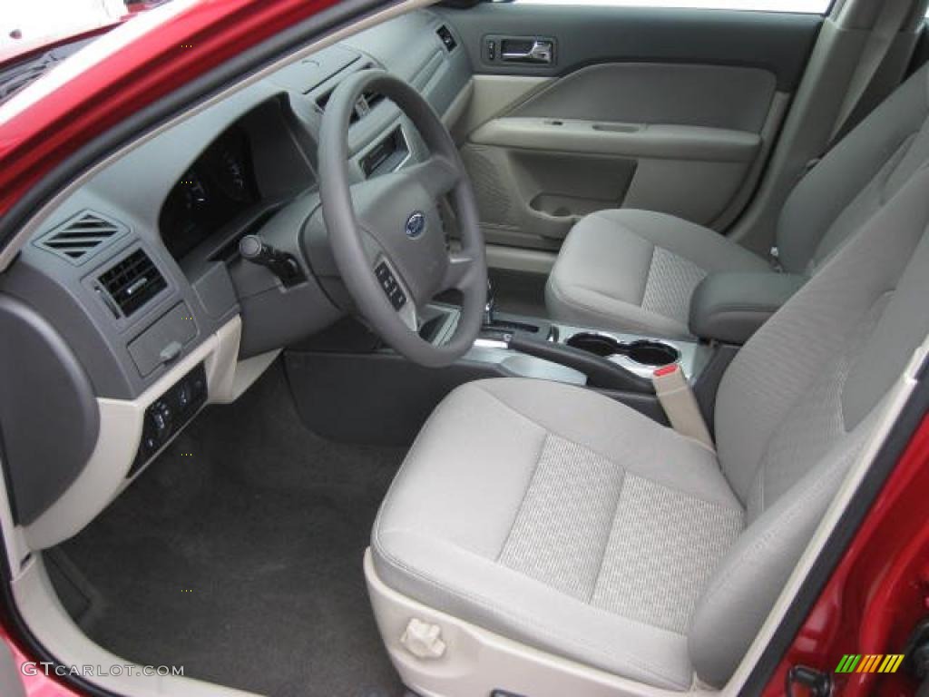 Medium Light Stone Interior 2011 Ford Fusion SE Photo #46960902