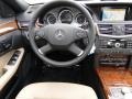 2011 Mercedes-Benz E Almond/Black Interior Steering Wheel Photo