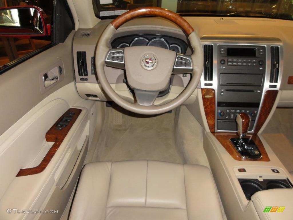 2008 Cadillac STS 4 V6 AWD Cashmere Dashboard Photo #46961892