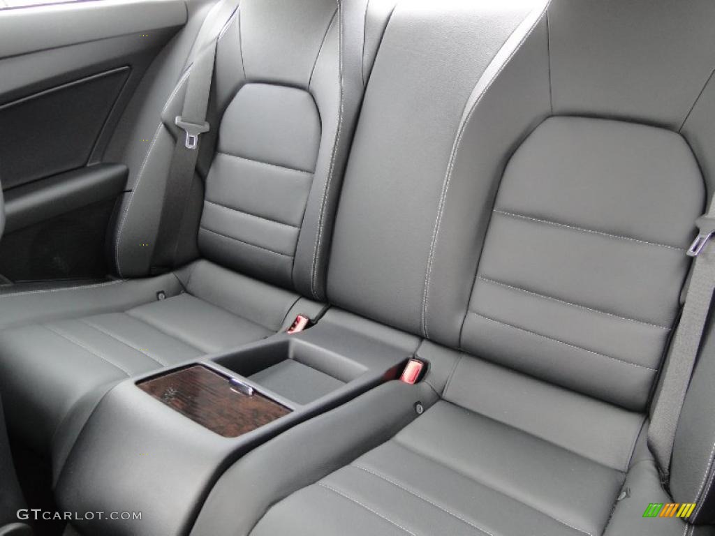 Black Interior 2011 Mercedes-Benz E 350 Coupe Photo #46962513