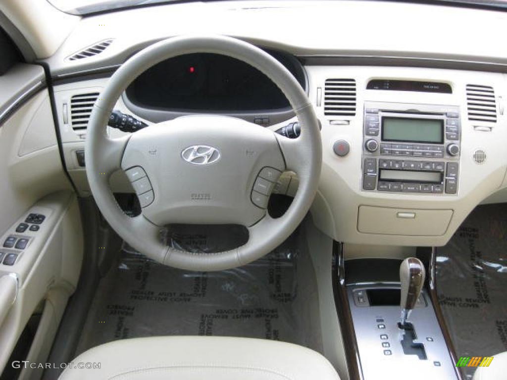 2011 Hyundai Azera GLS Beige Dashboard Photo #46962675
