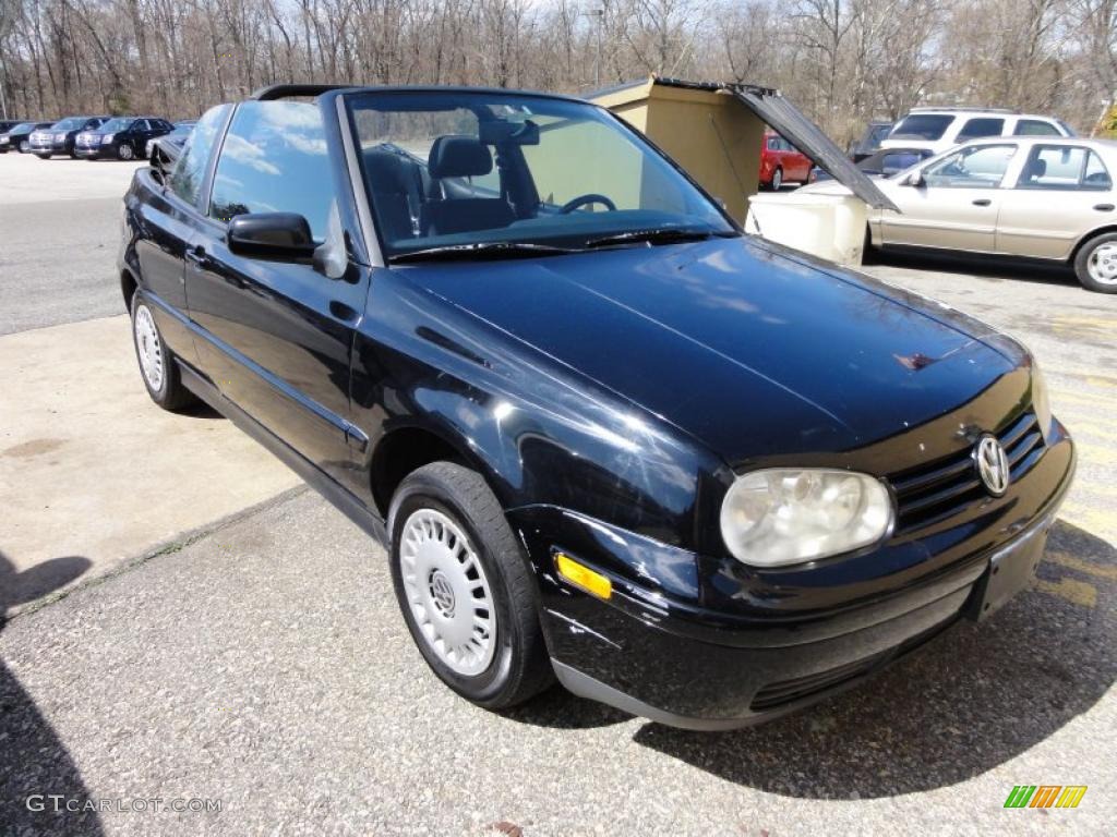 Black 1999 Volkswagen Cabrio GL Exterior Photo #46962873