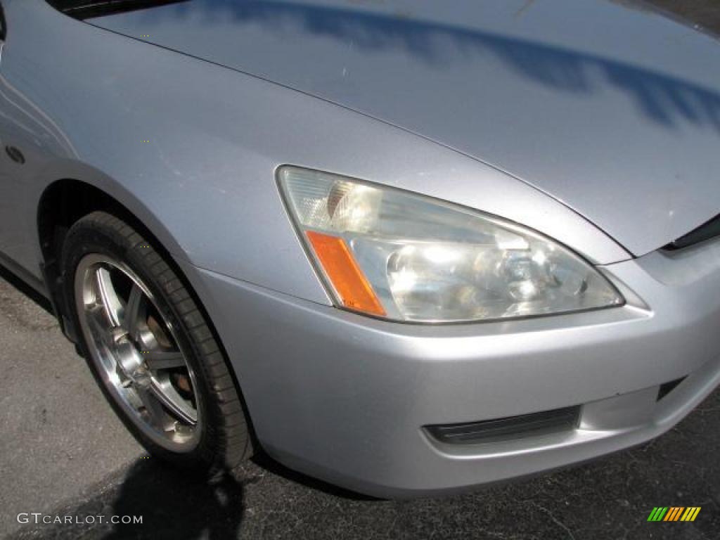 2003 Accord LX V6 Coupe - Satin Silver Metallic / Gray photo #2