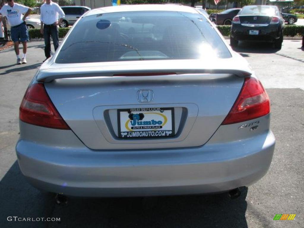 2003 Accord LX V6 Coupe - Satin Silver Metallic / Gray photo #9