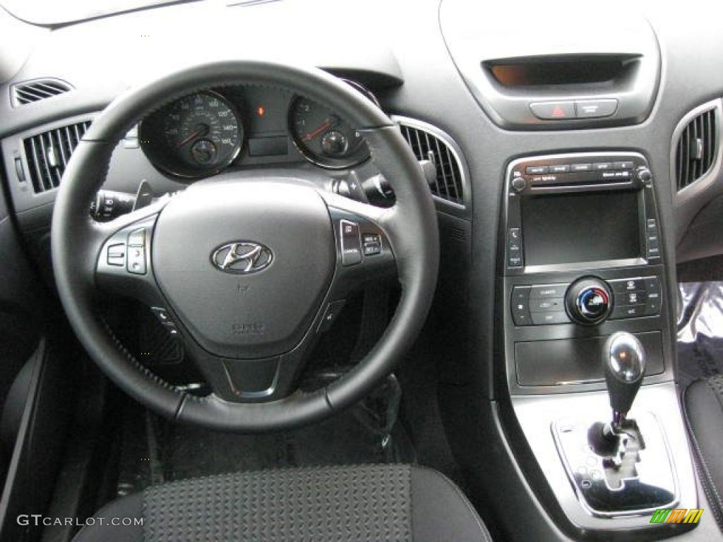 2011 Hyundai Genesis Coupe 2.0T Premium Black Cloth Dashboard Photo #46963029