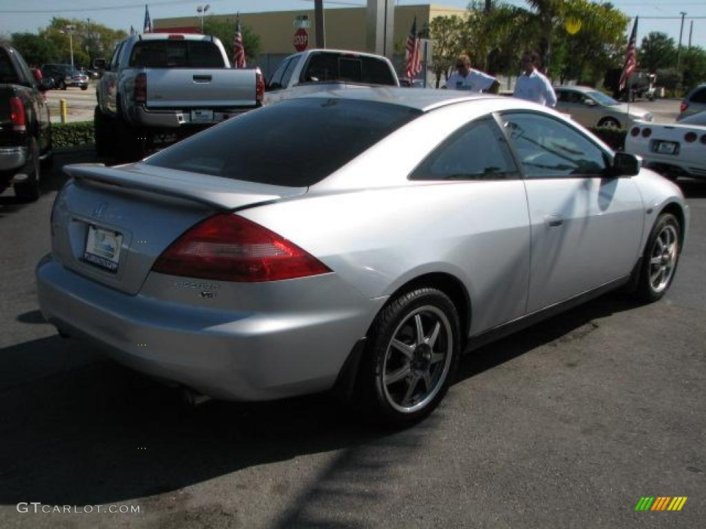 2003 Accord LX V6 Coupe - Satin Silver Metallic / Gray photo #11