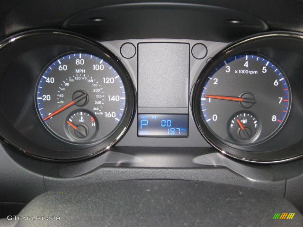 2011 Hyundai Genesis Coupe 2.0T Premium Gauges Photo #46963089