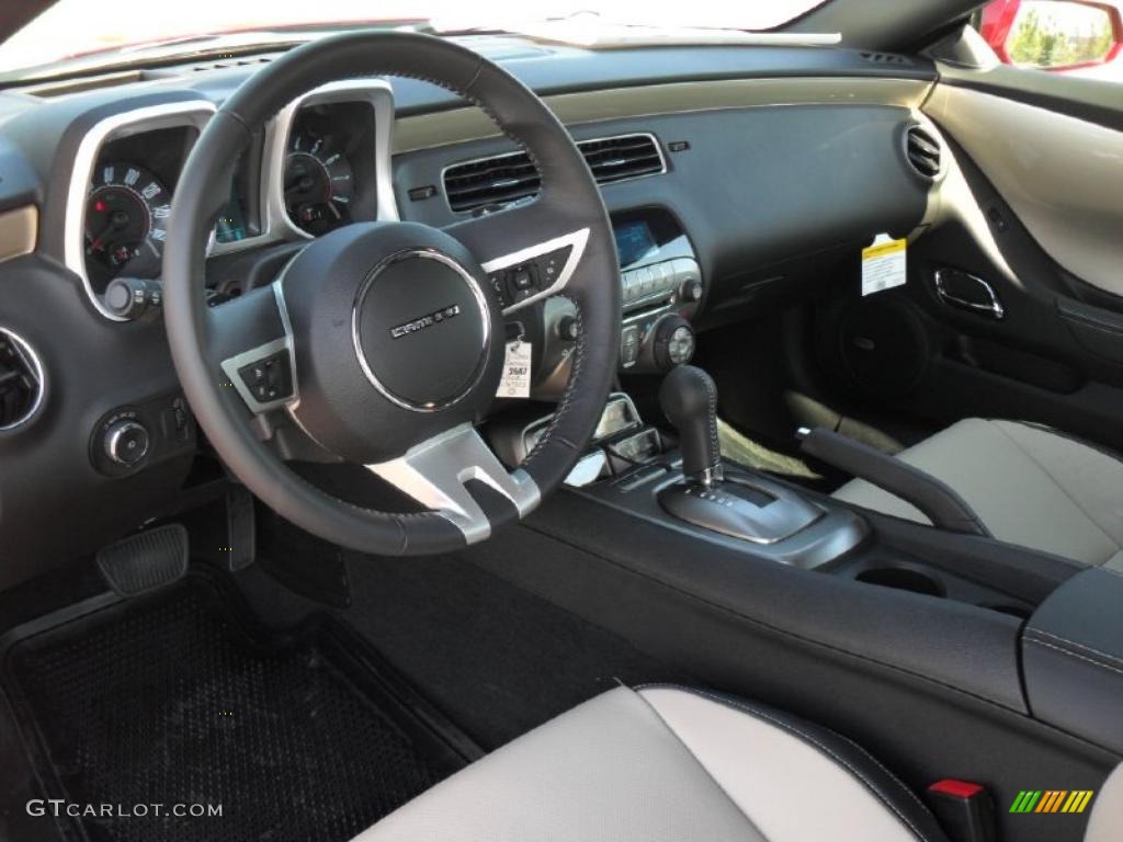 2011 Camaro LT Coupe - Red Jewel Metallic / Beige photo #25