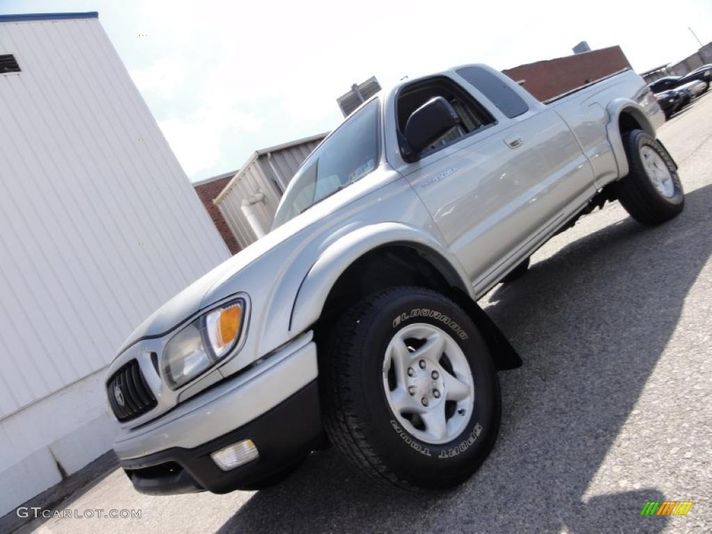 2003 Tacoma V6 TRD Xtracab 4x4 - Lunar Mist Silver Metallic / Charcoal photo #1