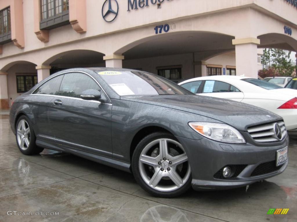 2008 CL 550 - Flint Grey Metallic / Black photo #1